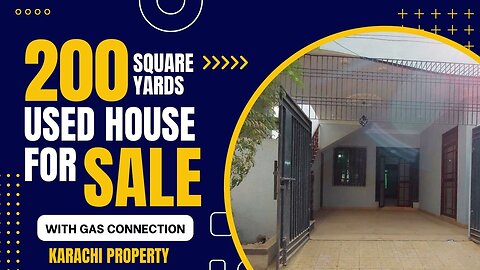 200 Square Yards I Single Story House I with Gas Connection I Sector Z