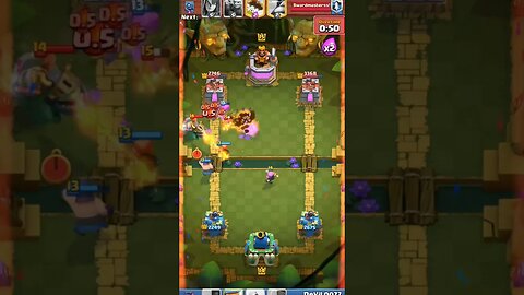 Witness their strategic prowess in this epic showdown! #Gaming #ClashRoyale #IntenseBattle