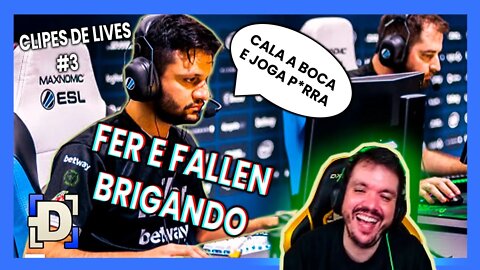 FER e FALLEN brigando e foto vazada do FALLEN tomando banho com amigos | Compilado de Clipes #3