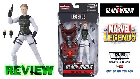 HOT MARVEL LEGENDS BLACK WIDOW YELENA BELOVA REVIEW