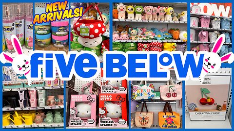 5 Below Easter 2024🐰🐣Five Below Summer 2024😱😱5 Below Shop W/Me😱$5 Must Haves