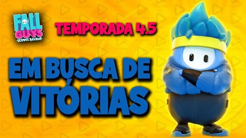 Fall Guys Temporada 4.5 - Ao vivo - Em busca de coroas