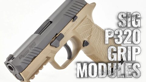 How to change the grip module on a Sig P320