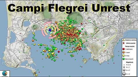 Campi Flegrei Aumento della deformazione e dell'attività sismica - Rilascio dell'acqua a Fukushima