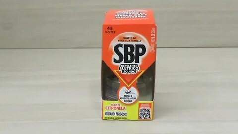 SBP Repelente Elétrico Líquido 45 Noites Citronela Refil 1 unidade 35ml