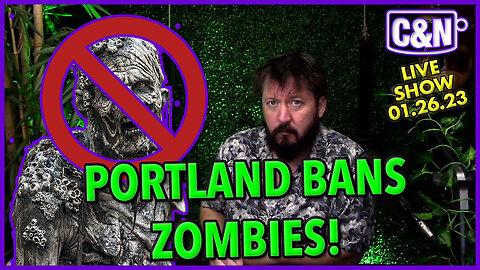 Portland Transit Bans Zombies + Solar Geoengineering Ban #portland #zombie ☕ Live Show 01.26.23