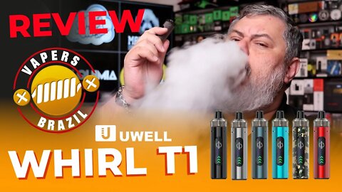 Uwell Whirl T1 Pod - O Caliburn Cresceu - Review PTBR