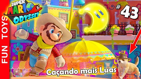 🔴 Super Mario Odyssey #43 - O Mario Cowboy chegou para continuar a caçada das LUAS! 🤠