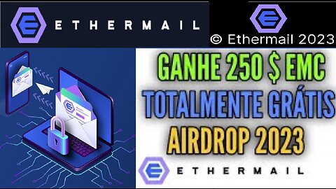 【ETHERMAIL Aidrop】Projeto Promissor | Ganhe grátis 200 Token no Cadastro | 250 por indicação