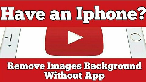 Have an Iphone? Trick To Remove Background On Mulptile Photos | Without Any App