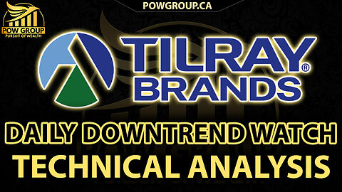 Tilray Brands Daily Downtrend Potential, TLRY Technical Analysis