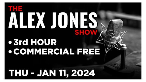 ALEX JONES [3 of 4] Thursday 1/11/24 • ROBERT BARNES & VIVA FREI - TRUMPS FIGHT AGAINST TYRANNY