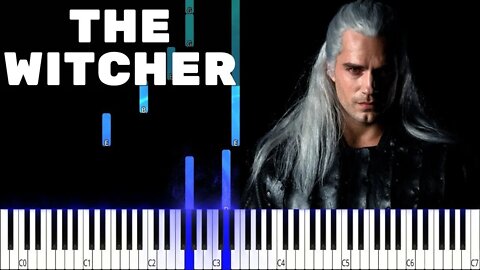 🛑 The Witcher - Geralt of Rivia [Piano Tutorial]