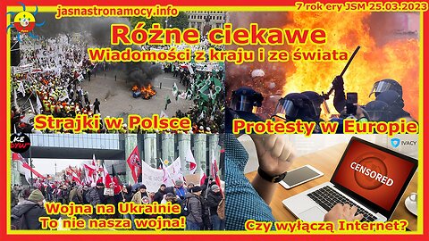 Różne ciekawe Wiadomości JSM Strajki w Polsce Protesty w Europie To nie nasza wojna!