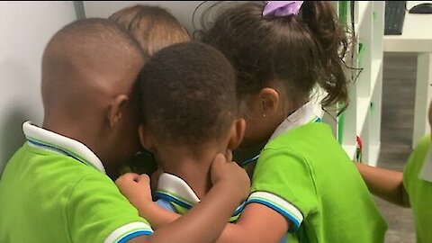 Kid Has Emotional First Day Back To School After Hurricane Dorian