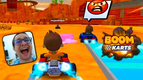 JOGO DE KART ARCADE MOBILE COMPLETO | Boom Karts