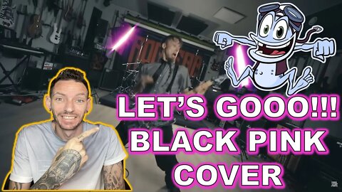 GREAT COVER AGAIN!!! BLACKPINK - Pink Venom (metal cover by Leo Moracchioli) REACTION