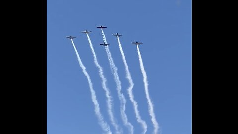 Picturesque Flyover at a Veterans Event in Missouri