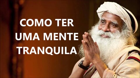 COMO TER UMA MENTE TRANQUILA, SADHGURU, DUBLADO