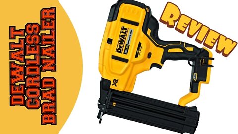 DEWALT CORDLESS BRAD NAILER - ALL POWER OF AIR WITH OUT THE HEADACHE - DCN680B