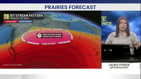 Heat dome initiates storm track in The Prairies as heat continues to build