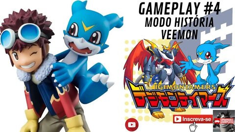 MODO HISTÓRIA COM VEEMON (HARD) | Digimon Tamers Battle Evolution [PlayStation]