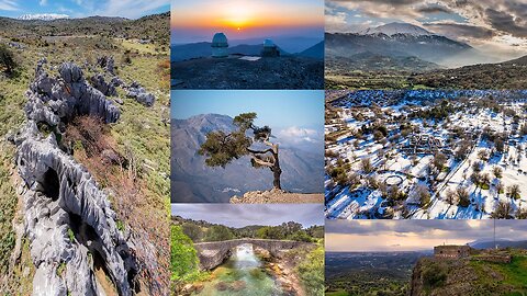 Psiloritis mountain snapshots (Psarogiorgis, Oso ki an derni o anemos)