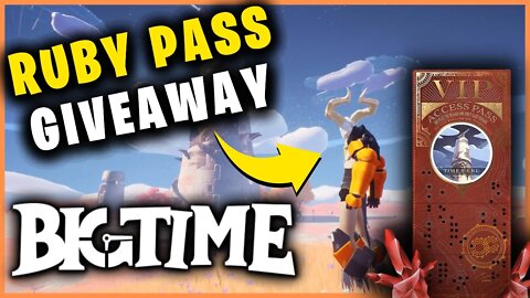 BIG TIME GAME RUBY PASS GIVEAWAY STREAM!