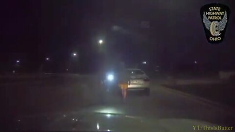 Dashcam footage shows chase with 'highly intoxicated' driver