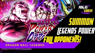 DEU BOM NA SUMMON LEGENDS POWER FULL OPPONENTS - DRAGON BALL LEGENDS