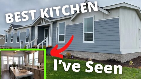 ALL-TIME BEST Manufactured Home Kitchen? | Palm Harbor Mobile Home Tour