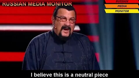 Steven Seagal appears on Russian state TV and spouts propaganda