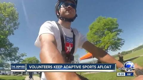 Volunteers keep the athletes going for Denver Parks & Rec's adaptive sports program