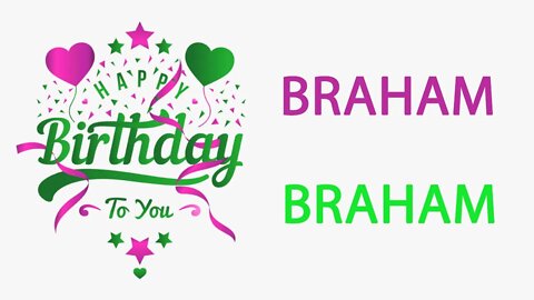 Happy Birthday to Braham - Hindi Birthday Wish From Birthday Bash