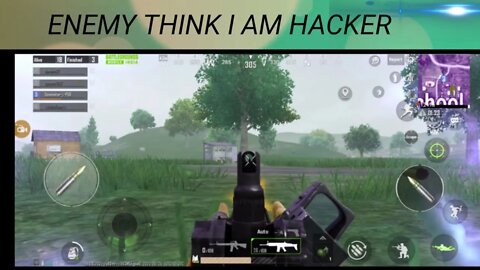 Pubg BGMI Enemy think I am hacker