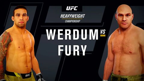 EA Sports UFC 4 Gameplay Tyson Fury vs Fabricio Werdum