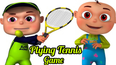 Zool Babies Playing Tennis | Cartoon Animation For Children | Funny Comedy Show