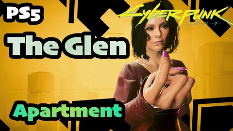 NEW DLC PS5 Cyberpunk 2077 | Glen Apartment Female V CORPO