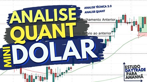 ✅Estudo de mercado com SETUP QUANT e ANALISE TÉCNICA no DAY TRADE - Mini Dolar na prática #6