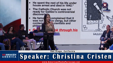 San Diego, California Re-Awaken America Freedom Conference Speaker - Christina Cristen