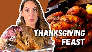 A Thanksgiving Feast: Turkey, Cauliflower, Green Beans | Lean and Green | Lunch with Lisa