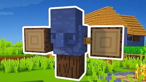 Minecraft Wood Golem Reveal #Minecraft #Shorts