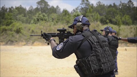 Coast Guard Maritime Safety and Security Team Conducts Weapons Training