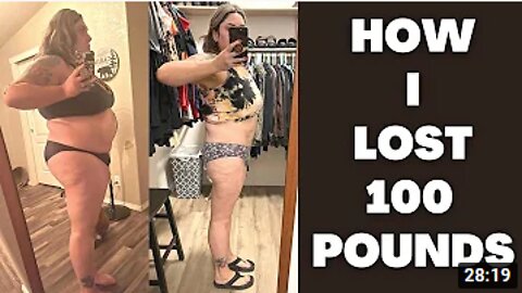 HOW I LOST 100 POUNDS!! - TOP 10 TIPS FOR WEIGHT LOSS! - WEIGHT WATCHERS & CALORIE DEFICIT!