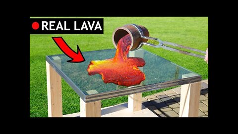 REAL LAVA vs Fire-resistant GLASS: will it withstand?