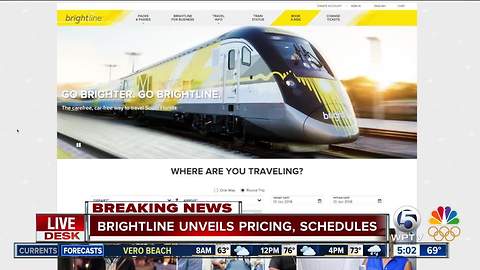 Brightline releases prices, schedules for train service from West Palm Beach to Fort Lauderdale