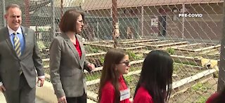 Nevada sen. Catherine Cortez Masto visits Doris Hancock ES