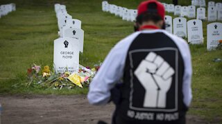 George Floyd Statues Vandalized in New York, New Jersey