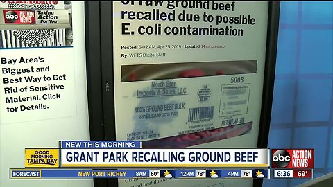 More ground beef recalled due to possible E. coli contamination