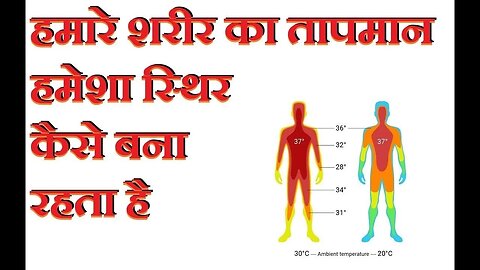 मनुष्य देह हमेशा एक निश्चित तापमान पर कैसे बनी रहती है